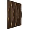 Ekena Millwork 19 5/8in. W x 19 5/8in. H Willow EnduraWall Decorative 3D Wall Panel Covers 2.67 Sq. Ft. WP20X20WWCAB - alternate 6